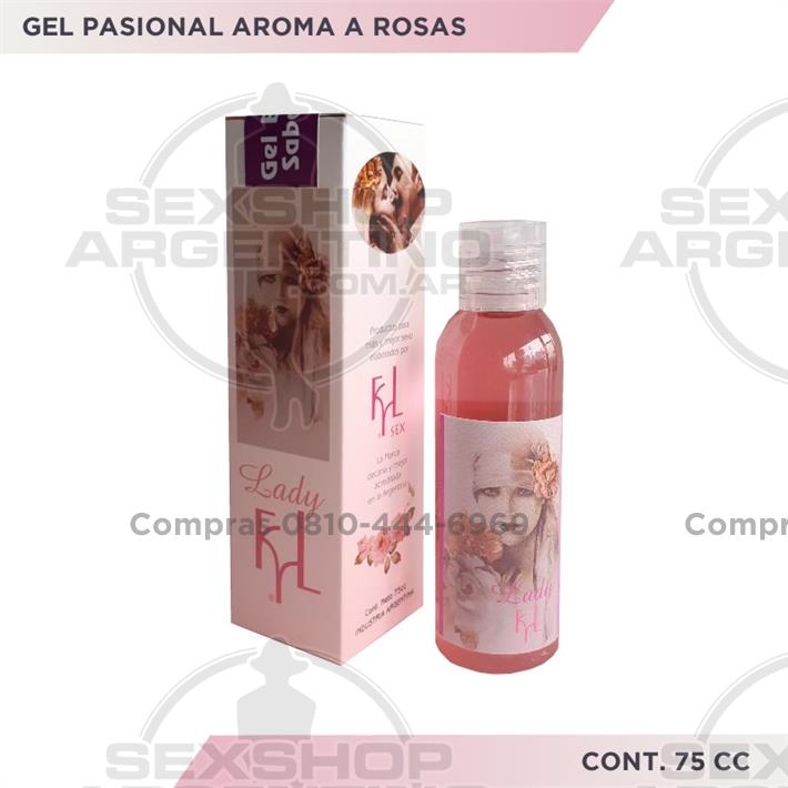 - Gel Pasional aroma a rosas 75cc